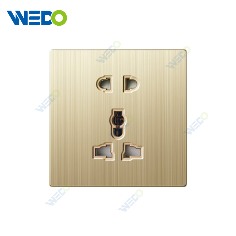ULTRA THIN A3 Series 5 Pin Switch and Socket w/without neon Different Color Different Style Fashion Design Wall Switch 