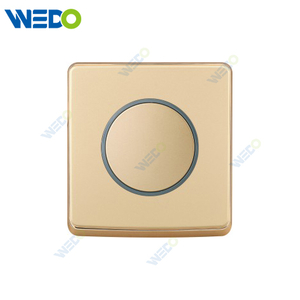S1 Series 1G 16A 250V Light Electric Wall Switch Socket 86*86cm PC Material with Chrome Frame Home Switches