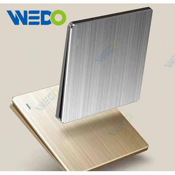 ULTRA THIN A3 Series1Gang 1way 16A 220V Switch and Socket Different Color Different Style Fashion Design Wall Switch 