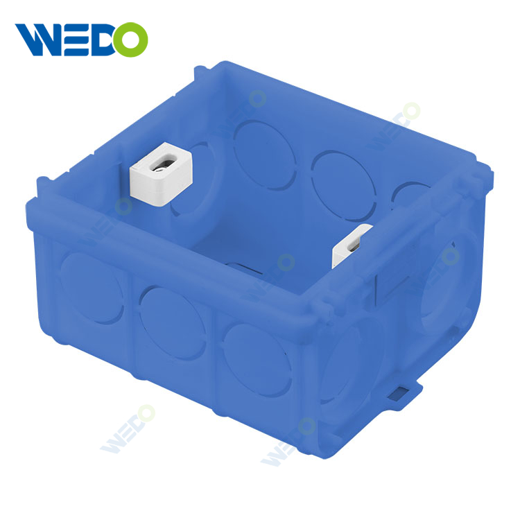 Wenzhou Manufacture 86 Size Red BS Standard Wall Switch And Socket Switch Box