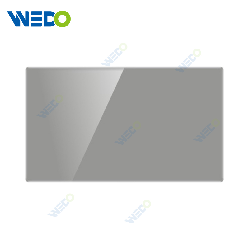 ULTRA THIN A1Series Blank plate (3*3) Glass and Acrylic 16A 220V Different Color Different Style Fashion Design Wall Switch 