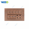 Pakistan 8+2 Wall Switch SOCKET 4/6/8/10 GANG SWITCH PLATE 
