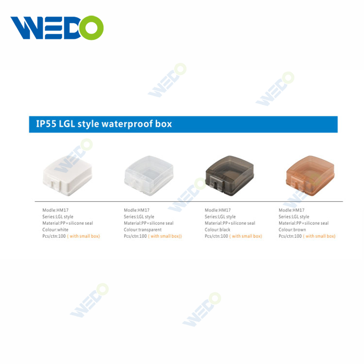 OEM Acceptable 100*100*50 Abs Plastic Material IP55 Waterproof Junction Box 