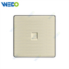 C90 Wenzhou Factory New Design Acrylic Home Lighting Electrical Wall Switches PC Material Cover with IEC Report SASO COMPUTER/TEL /DOUBLE COMPUTER/DPUBLE TEL SOCKET
