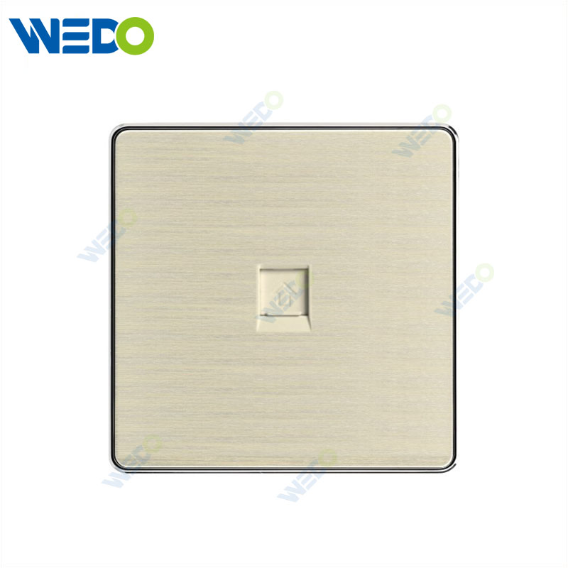 C90 Wenzhou Factory New Design Acrylic Home Lighting Electrical Wall Switches PC Material Cover with IEC Report SASO COMPUTER/TEL /DOUBLE COMPUTER/DPUBLE TEL SOCKET