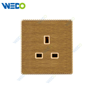 K8 Series Acrylic 13A Socket 250V Light Electric Wall Switch Socket Home Switches Twist Pattern