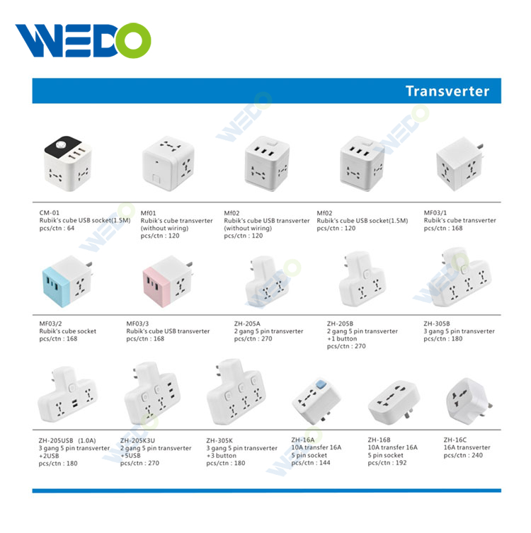 Wenzhou Factory Best Price Transverter 10A Transfer 16A 5 Pin Socket 