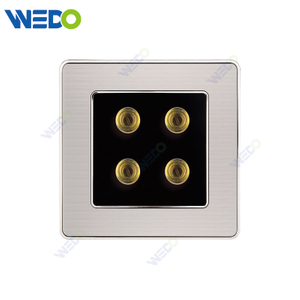 C35 Manufacturer Price EU/UK Standard Electrical Wall Sockets And Switches Plates 2WAY LOUDSPEAKER/4WAY LOUDSPEAKER Power Wall Switch And Socket 