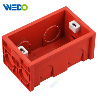 British Standard Good Quality Pvc Electrical Double Gang Junction Box Switch Box 