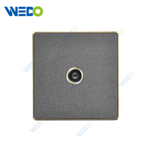 ULTRA THIN A1Series TV Socket / Double TV Socket Acrylic / Leather Different Color Different Style Fashion Design Wall Switch 