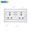 C73 DOUBLE 13A SWITCHED SOCKET Wall Switch Switch Wall Switch Socket Factory Simple Atmosphere Made In China 4 Gang 4 Wire 