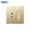 ULTRA THIN A3 Series 1gang 1way and 2pin socket Different Color Different Style Fashion Design Wall Switch 
