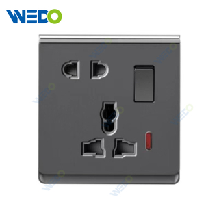 British Standard High Quality 5Pin MF Switched Socket Wall Switch Electrical Socket