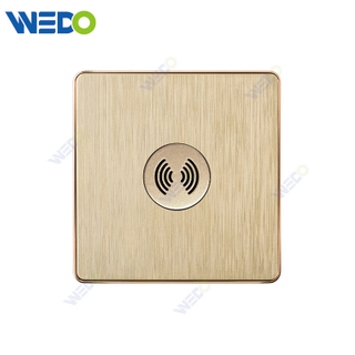 C72 China VOICE CONTROL Electric Push Button Light Wall Switch Many Colors White Silver Gold with Chrome