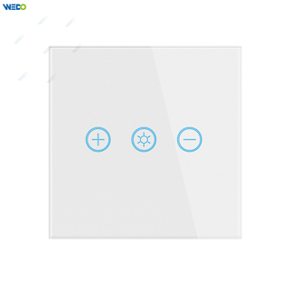 Newest Europe WIFI Dimmer Glass Damp Proof Touch Smart Switch