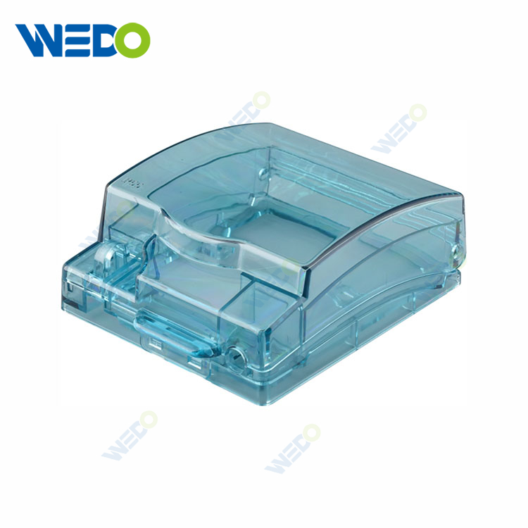 Blue Transparent PS Material SND Style with Rubber Ring Splash Box